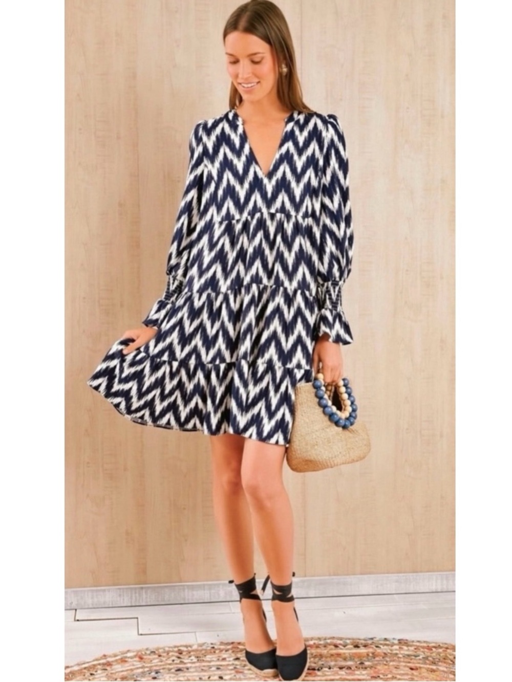 Tuckernuck Navy Ikat Kenzo Mini
Dress XL